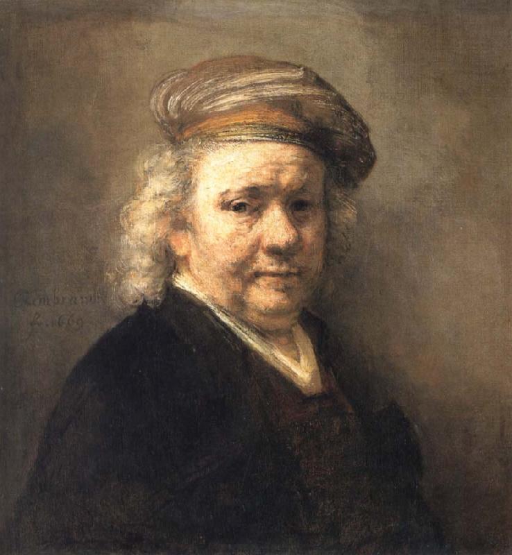 REMBRANDT Harmenszoon van Rijn Self-Portrait France oil painting art